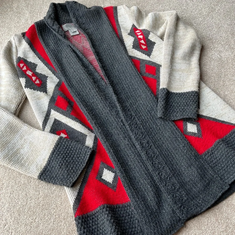 Urban Outfitters Tribal Print Open Front Cardigan Sweater Size Small - Picture 5 of 5